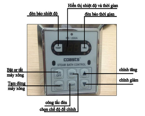 MÁY XÔNG HƠI ƯỚT COASTS CA-90 (9KW)