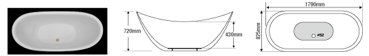 BỒN TẮM EUROCA EU0-INGOT